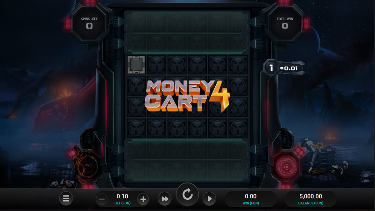 Money Cart 4 slot game by Relax Gaming, base game view